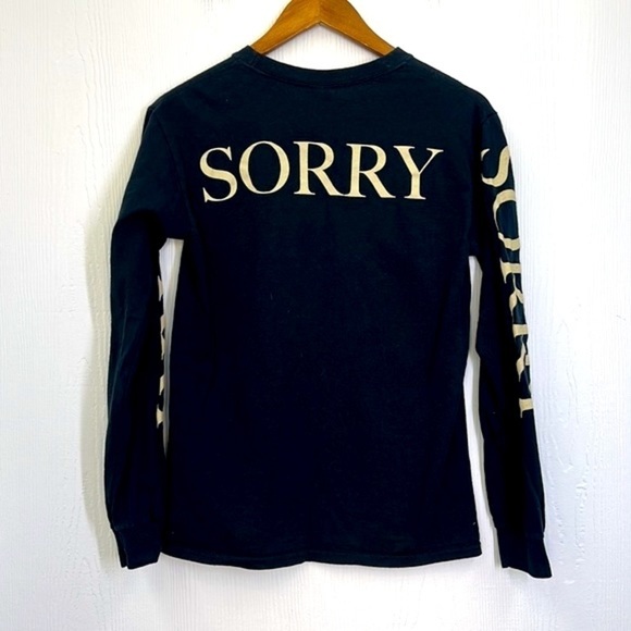 Gildan - Justin Bieber Sorry Tour Graphic Long Sleeve T Short Size Small - Picture 9 of 9